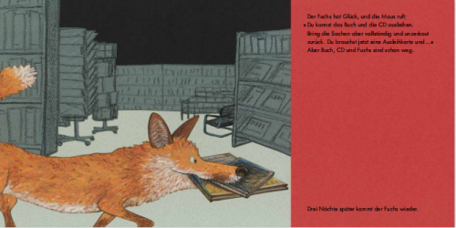 Fox Goes Library